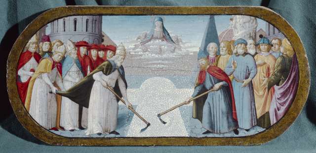 Anonimo — Tucci Biagio di Antonio - sec. XV - Fondazione della chiesa di S. Maria Maggiore — insieme